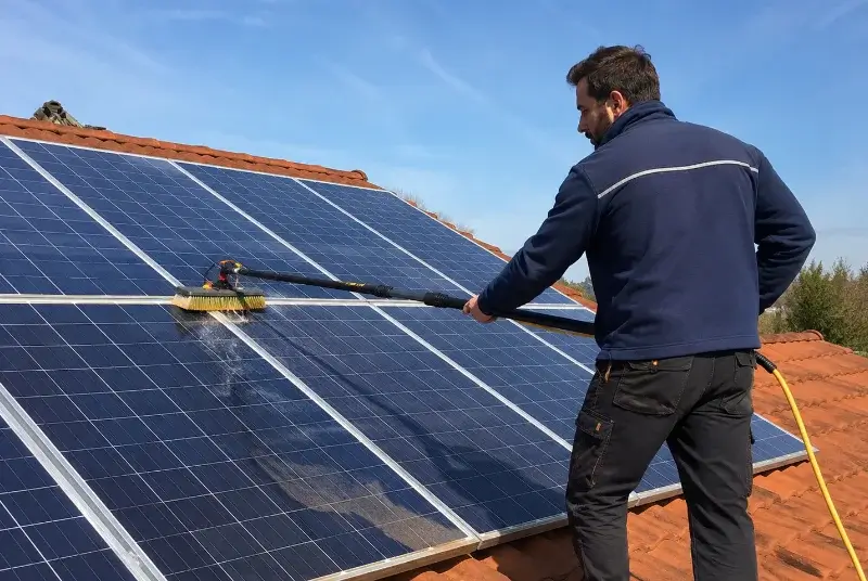 Nettoyage et entretien de panneaux solaires à Neulliac
