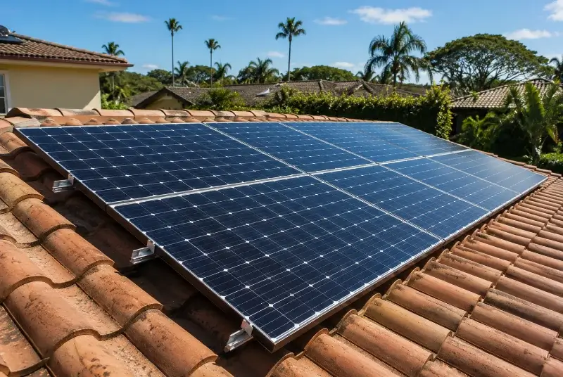 Installation de panneaux solaires à Neulliac
